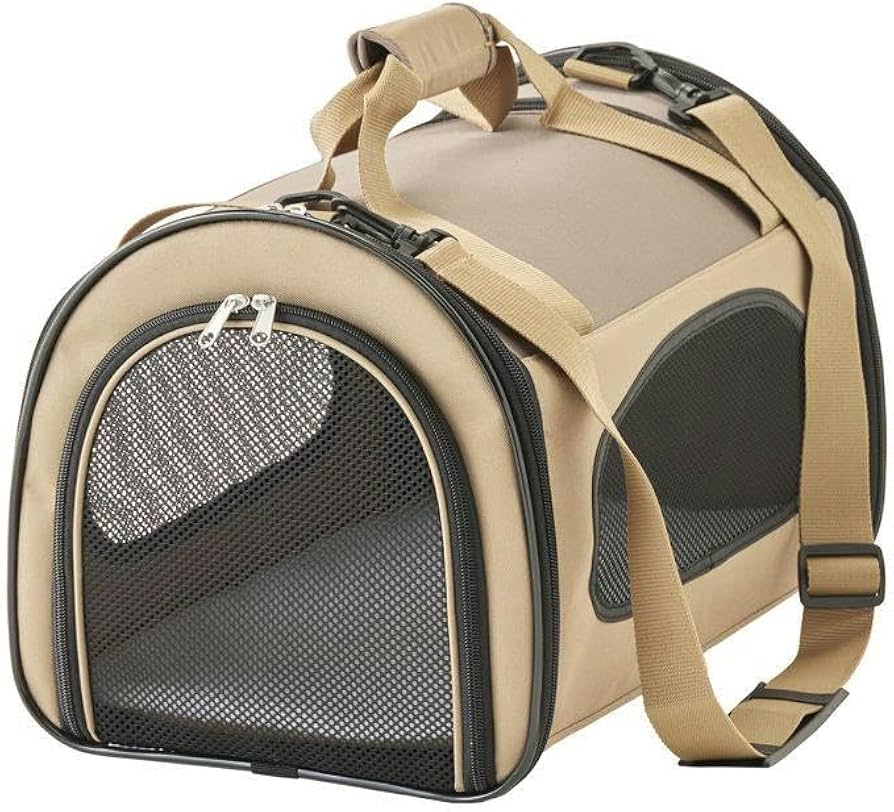 Amazon.co.jp: カインズ(CAINZ) 折りたたみペットキャリー ベージュ 幅